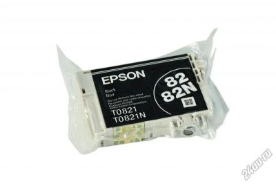 Лот: 6811349. Фото: 1. Epson Black 82,82N (Черный) T0821... Картриджи, расходные материалы