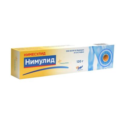 Лот: 24906537. Фото: 1. Нимулид 1% гель 120,0. Лекарства
