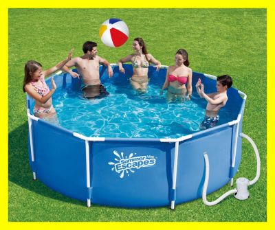 Лот: 6992551. Фото: 1. Бассейн каркасный Polygroup Summer... Бассейны, аксессуары и комплектующие