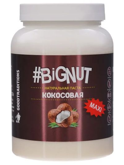 Лот: 15180341. Фото: 1. Кокосовая паста #Bignut, 100... Диетическое питание