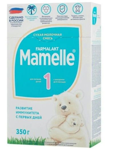 Лот: 16225735. Фото: 1. Смесь Mamelle 1. Детское питание