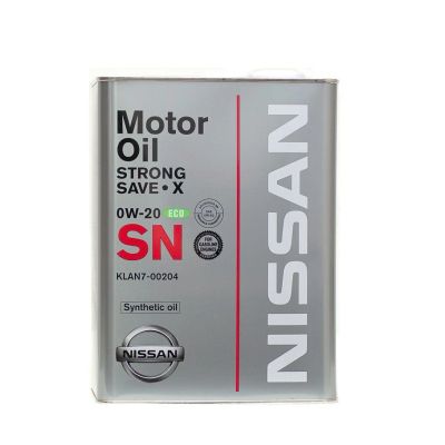 Лот: 5175602. Фото: 1. Nissan strong save X SN 0W20 4л... Масла, жидкости