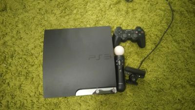 Лот: 9552033. Фото: 1. Playstation 3 Slim 320gb+ move... Игровые приставки, консоли