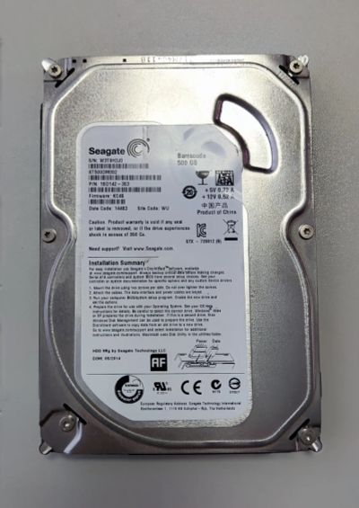Лот: 21339549. Фото: 1. Жесткий диск Seagate 500 GB. Жёсткие диски (HDD)