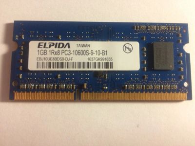 Лот: 7539889. Фото: 1. Оперативная память Elpida SOdimm... Оперативная память