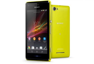 Лот: 3884184. Фото: 1. Sony Xperia M yellow. Смартфоны
