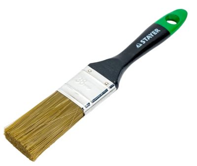Лот: 25671275. Фото: 1. Кисть плоская Stayer Artex искусственная... Расходные материалы, сменные насадки