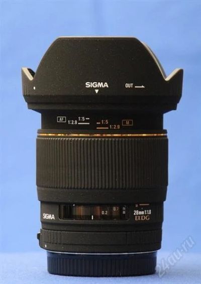 Лот: 2488629. Фото: 1. SIGMA 28mm f/1.8 EX DG Macro для... Объективы