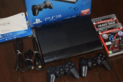Лот: 9781556. Фото: 1. Sony PlayStation3 Super Slim 500... Игровые приставки, консоли