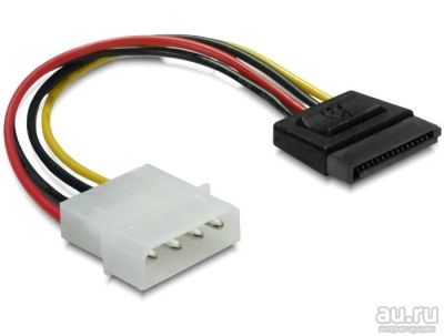 Лот: 9319760. Фото: 1. Переходник питания ATA SATA 4... Шлейфы, кабели, переходники
