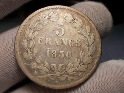 Лот: 17185331. Фото: 1. Огромная, Редкая монета-5 франков... Россия до 1917 года