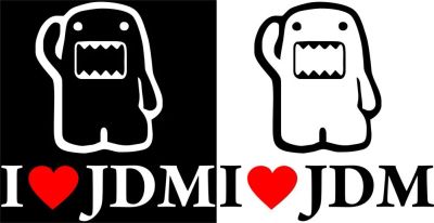 Лот: 9635882. Фото: 1. Наклейка I love JDM. Наклейки автомобильные