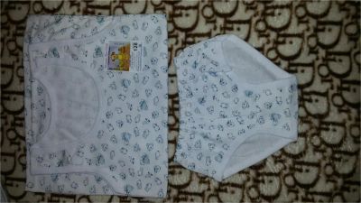 Лот: 7440121. Фото: 1. Комплект майка+трусы. Р.128. НОВОЕ... Нижнее белье