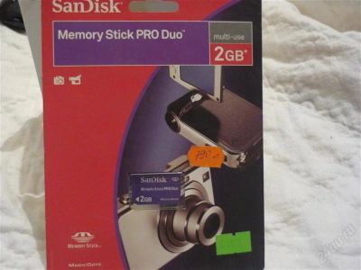Лот: 1629896. Фото: 1. Карта памяти Memory Stick PRO... Карты памяти