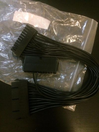 Лот: 10367456. Фото: 1. Двойной PSU адаптер ATX Питание... Шлейфы, кабели, переходники