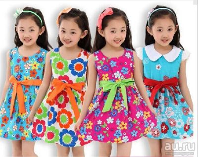 Лот: 13695405. Фото: 1. Платье хлопок на 4-5лет. Платья, сарафаны