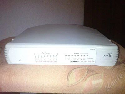 Лот: 285214. Фото: 1. 16 портовый коммутатор 3Com OfficeConnect. Маршрутизаторы (роутеры)
