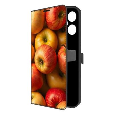 Лот: 25543349. Фото: 1. Чехол Krutoff Eco Book "Яблоки... Чехлы, бамперы