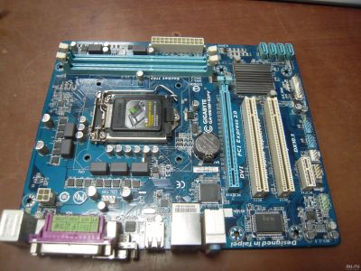 Лот: 13686309. Фото: 1. Материнская плата 1155 Gigabyte... Материнские платы