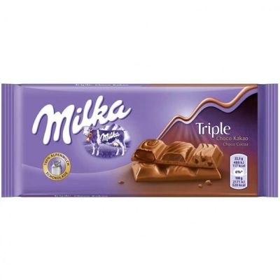 Лот: 11348562. Фото: 1. Шоколад Милка Milka Triple choco. Шоколад, конфеты