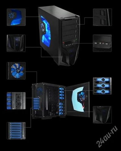 Лот: 2599349. Фото: 1. Корпус Raidmax Blade. Корпуса, блоки питания