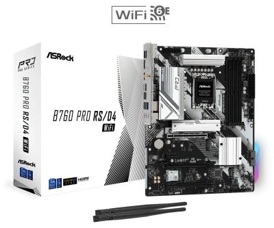 Лот: 24946583. Фото: 1. Мат.плата S1700 B760 ASRock B760... Материнские платы