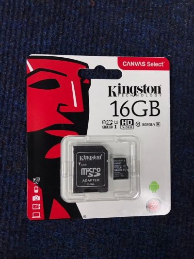 Лот: 14025368. Фото: 1. Карта памяти microSDHC Kingston... Карты памяти