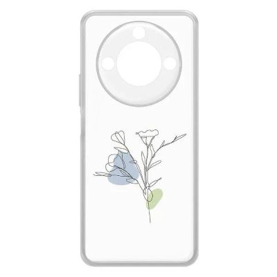 Лот: 25086579. Фото: 1. Чехол Krutoff Clear Case "Эустома... Чехлы, бамперы