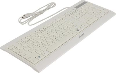 Лот: 8163597. Фото: 1. Gigabyte GK-K7100 White USB 104КЛ... Клавиатуры и мыши