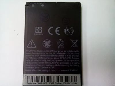 Лот: 12247690. Фото: 1. АКБ HTC BG32100 (Desire Z/HD3... Аккумуляторы