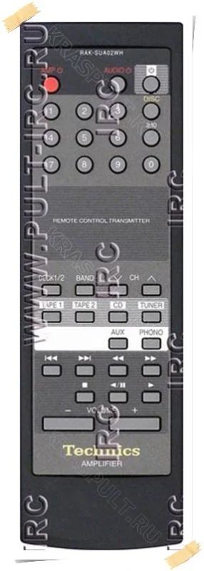 Лот: 15909000. Фото: 1. Пульт TECHNICS RAK-SUA02WH. Пульты ДУ