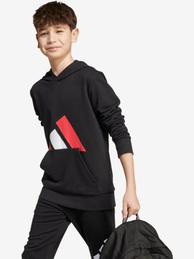 Лот: 25547922. Фото: 1. Худи для мальчиков adidas, Черный. Другое (спортивная одежда)