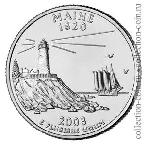 Лот: 11308184. Фото: 1. США 25 центов 2003 года. Серии... Америка