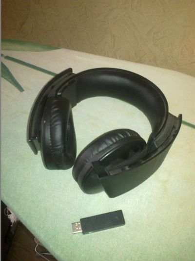 Лот: 4680342. Фото: 1. PS3 гарнитура беспроводная Sony... Наушники, гарнитуры