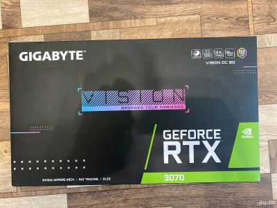 Лот: 17128503. Фото: 1. Коробка для видеокарты RTX 3070. Ящики, сумки, коробки и чехлы