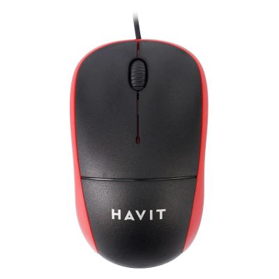 Лот: 24525254. Фото: 1. Мышь Havit MS851 Black/Red. Клавиатуры и мыши