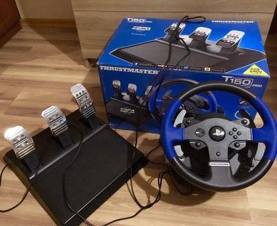Лот: 25787893. Фото: 1. Thrustmaster T150 Pro Force Feedback. Рули, джойстики
