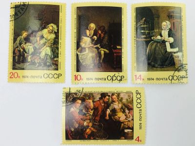 Лот: 23314574. Фото: 1. Зарубежная живопись в музеях СССР... Марки