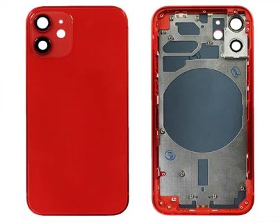 Лот: 20889437. Фото: 1. Корпус iPhone 12 Mini красный... Корпуса, клавиатуры, кнопки