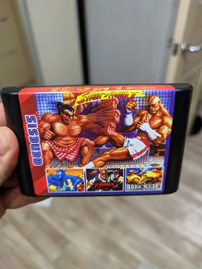 Лот: 18253930. Фото: 1. Картридж для Sega 196 игр хитов... Игры для консолей