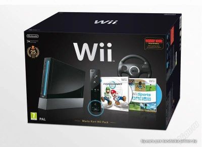Лот: 1055193. Фото: 1. Nintendo Wii Black Mario Kart... Игровые приставки, консоли