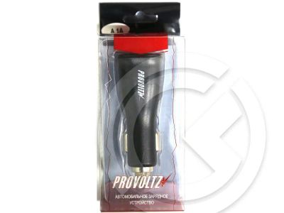 Лот: 15190482. Фото: 1. АЗУ PROVOLTZ 1USB 1A (короткий... Зарядные устройства, блоки питания, адаптеры сетевые для смартфонов