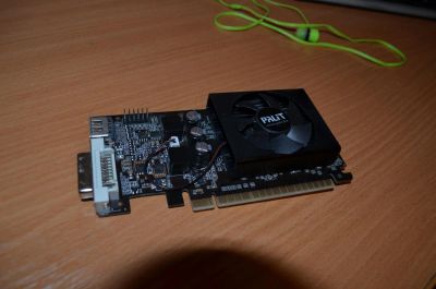Лот: 5062611. Фото: 1. Nvidia GT 610, 2048mb 64Bit DVI... Видеокарты