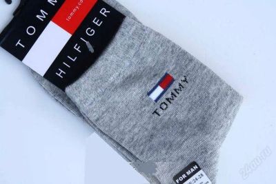 Лот: 1941424. Фото: 1. Мужские носки Tommy Hilfiger серые. Носки