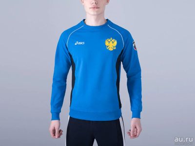 Лот: 13422180. Фото: 1. Свитшот Asics Артикул: 13507. Свитеры, толстовки, худи