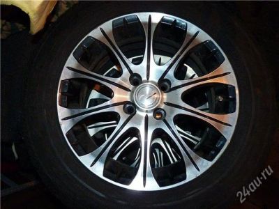 Лот: 2182812. Фото: 1. продам диски скад на 15 с летней... Шины на дисках