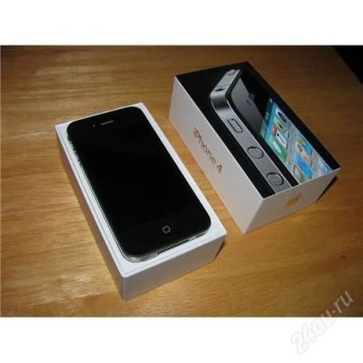 Лот: 2956021. Фото: 1. Iphone 4 16gb black (original... Смартфоны