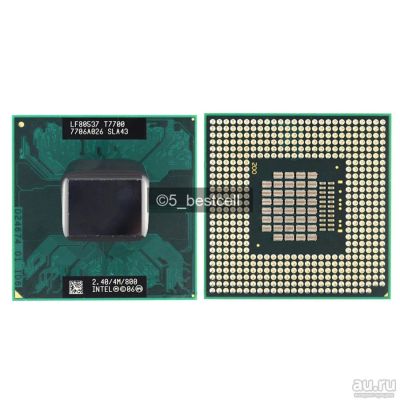 Лот: 10223896. Фото: 1. Intel® Core™2 Duo Processor T7700... Процессоры
