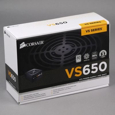 Лот: 11269837. Фото: 1. Блок питания Corsair VS 650W... Корпуса, блоки питания
