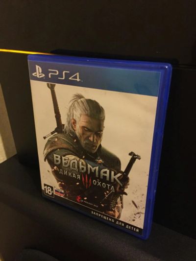 Лот: 6748450. Фото: 1. Диск на PS4, Ведьмак (дикая охота... Игры для консолей